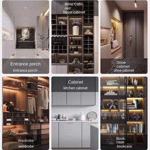 Ligne de lumière à induction pour l'éclairage d'ambiance d'armoire sans soudure avec dissipateur thermique modèle T5 en aluminium - Product Image 4