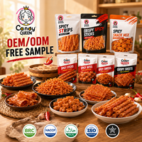 OEM Vente en gros Marque privée personnalisée Snacks Latiao traditionnels chinois Bandelettes de gluten épicées exotiques en vrac Emballage en sac