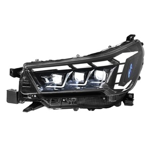 ชุดไฟหน้า HILUX ปี 2021-2024 แบบดัดแปลง ไฟ LED สามลำแสง พร้อมไฟวิ่งกลางวันแบบไหล 12V ดีไซน์ช่วยเพิ่มการมองเห็น - Product Image 2