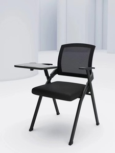 <span class=keywords><strong>Chaise</strong></span> de formation pliable avec tablette d'écriture, <span class=keywords><strong>chaise</strong></span> de <span class=keywords><strong>bureau</strong></span> et de conférence confortable et portable, mobilier de conférence - Product Image 6