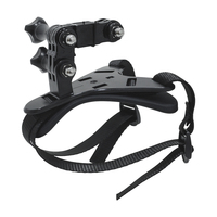 Kit de fixation mentonnière pour casque intégral de moto avec bras d'extension réglables pour GoPro Insta360 DJI Osmo Action