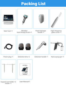 2025z Portable 5in1 Hair Growth <b>Scalp</b> Massager <b>Brush</b> <b>Scalp</b> Hair Analyzer Machine with Comparison Mode - Product Image 6