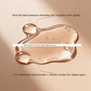 Tonique Visage Doux Sans Alcool pour Peaux Sensibles, Hydratant Végétalien au Riz Fermenté et Niacinamide, Essence Apaisante, Marque Blanche - Product Image 4