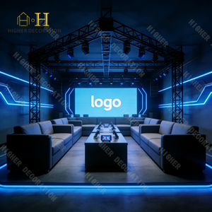 Design Futuristico per Sala Giochi, Ampio Divano Confortevole e Set di Mobili Premium per Bar di E-sports - Product Image 2