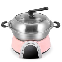 Imichef 6L Cuiseur Vapeur Électrique Commercial à Chauffage Rapide pour Fruits de Mer, Machine à Cuire à la Vapeur pour Restaurants et Hôtels
