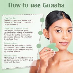 Set Fascia per Capelli e Braccialetti Roller Gua Sha per Ragazze Adolescenti, Regali di Tendenza, Strumenti per la Cura della Pelle, Accessori per Capelli e Trucco - Product Image 5