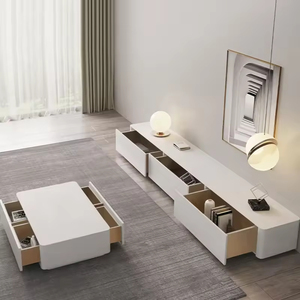 Mobile TV in Stile Nordico e Design Scandinavo per Soggiorno Moderno, per TV da 65 <span class=keywords><strong>Pollici</strong></span>, Arredamento Domestico a Prezzo Conveniente - Product Image 3