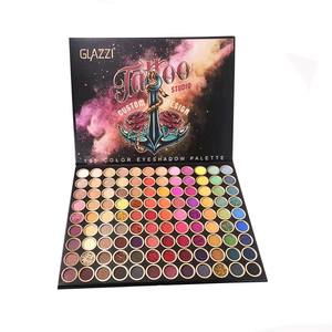 Paleta de sombras de ojos coloridas e impermeables, de larga duración, con brillo, en polvo, para maquillaje. - Product Image 2