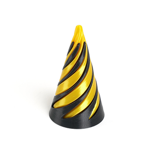 3D tùy chỉnh in quay đồ chơi bức tượng câu đố hình nón nhựa <span class=keywords><strong>Fidget</strong></span> hai màu chèn cho căng thẳng cứu trợ mới lạ gag pangooart - Product Image 1