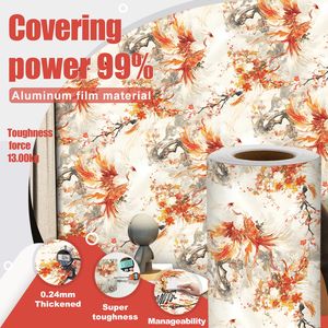 Carta <span class=keywords><strong>da</strong></span> Parati Autoadesiva in PVC con Stampa Animale 3D in Rilievo, Traspirante, Antimuffa e Antiumidità, Molto Popolare - Product Image 1