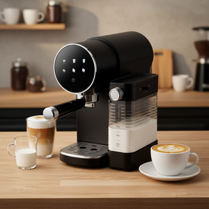 Cafetera Espresso para el Hogar AZ-EM1550, Diseño <span class=keywords><strong>de</strong></span> Tanque <span class=keywords><strong>de</strong></span> Leche Independiente Desmontable, Mejor que la Cafetera Tradicional con Varilla <span class=keywords><strong>de</strong></span> Vapor - Product Image 3