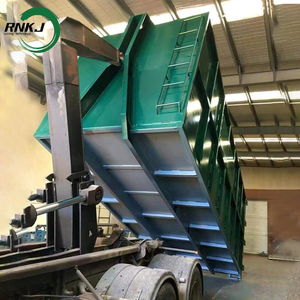 Rnkj Nhà Sản Xuất Chuyên Nghiệp Thủy Lực Xe Tải Điện Của Nhãn Hiệu Thùng Rác Có Thể <span class=keywords><strong>Compactor</strong></span> Sinh Thái Móc Nâng Bỏ Qua Thùng - Product Image 1