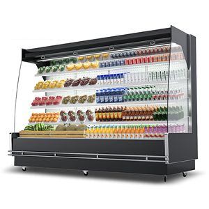 Refrigerador comercial de aire de una sola temperatura para exhibición de supermercado de frutas y verduras OEM disponible - Product Image 1