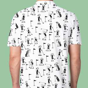 Logotipo personalizado Sublimación Rendimiento de lujo Tallas grandes Deportes al aire libre de los hombres Golf para Polo Ropa de golf transpirable de secado rápido - Product Image 3