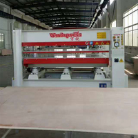 Presse hydraulique à double couche de 160 tonnes 1300*3000 pour le laminage de placages de bois, de contreplaqués, de panneaux MDF et de panneaux mélaminés