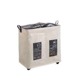 Giỏ Đựng Quần Áo Bẩn Gấp Gọn Được Bằng Polyester Giỏ Đựng Quần Áo Bẩn Gấp Đôi Giỏ Đựng Đồ Giặt Có Bánh Xe - Product Image 1