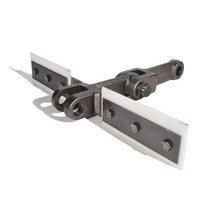 Chaîne de convoyeur en acier 50HRC P142 personnalisée en usine de MaTech fabriquée à partir d'un alliage durable pour le transporteur de canne à sucre
