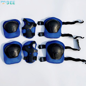 SeeMore - Juego de 6 Protectores Ajustables para Niños, Resistentes a Impactos, para Rodillas y Codos, para Patinaje, Ciclismo y Skateboarding - Product Image 6