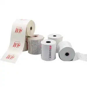 100% Pure Hout Machine Gebruik Thermisch Papier 80*80 Kassa Papierrollen BPA Gratis ATM Roll