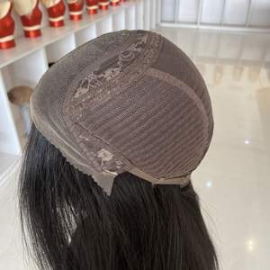 Perruque complète en dentelle pour femme, couleur naturelle, perruque médicale, trame faite à la main, cheveux humains européens pour la perte de cheveux et la calvitie - Product Image 2