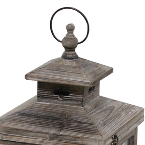 Farol <span class=keywords><strong>de</strong></span> Vela <span class=keywords><strong>de</strong></span> <span class=keywords><strong>Madera</strong></span> Rústico Vintage Luckywind - Product Image 3