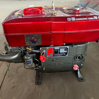 Motor Diésel Tengka ZS1100 con Arranque Eléctrico de 20-25 HP, Bomba de Agua para Uso Agrícola