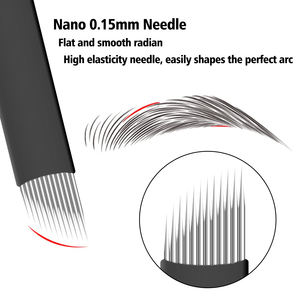 Microblading kaşları dövme kaş kalem çatal ucu için Microblade iğne kalıcı özelliği ile manuel dövme - Product Image 5