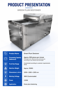 Máquina Deshuesadora Automática Motorizada de Alta Capacidad para Dátiles Secos, Melocotones, Manzanas y Peras - Product Image 5