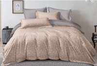 Parure de lit en microfibre ultra douce, écologique, vert clair, à motifs floraux minuscules, réversible, avec fermeture éclair et attaches aux coins