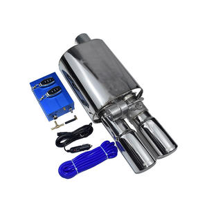 Set Controller Scarico con Valvola a Vuoto Pneumatica e Tubi di Scarico Silenziatore con Pompa e Telecomando in Acciaio Inox Universale - Product Image 5