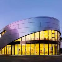Panneaux composites en aluminium Alucobond 1220x2440mm, résistants aux intempéries, classe B1, ignifuges, pour façade de bâtiment