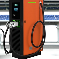 Chargeur solaire pour véhicules électriques Lompard Yixindian avec stockage de batterie 60 kW 120 kW 150 kW, station de charge rapide pour usage commercial hors réseau