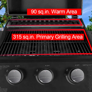 Barbacoa independiente Parrilla de gas propano líquido con quemador lateral para acampar Patio de cocina al aire libre - Product Image 2