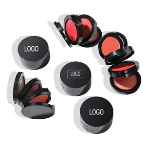 High Pigment Customize Own Logo Brand Vegan 3 In 1 Highlighter Bronze Contour Creamy Blusher Makeup Cream Blush Private Label