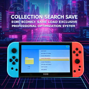 Console di Gioco Portatile X80 con Schermo Grande da 7 Pollici, Compatibilità <span class=keywords><strong>TV</strong></span>, Joystick Arcade Fire <span class=keywords><strong>Boy</strong></span> e Thunderbolt, Macchina All-in-One - Product Image 4