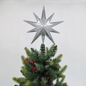 ไฟดาวประดับยอดต้นคริสต์มาส LED ขนาด 12 นิ้ว สำหรับตกแต่งงานปาร์ตี้คริสต์มาสในร่ม ลดราคาพิเศษ - Product Image 4