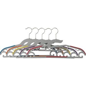 Colorful Plastic <b>Hangers</b> With Non-Slip Coating Durable Clothes Plastic <b>Hangers</b> - Product Image 4