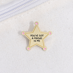 Épingles en émail étoiles personnalisées, vous avez un ami en <span class=keywords><strong>moi</strong></span> broches insignes de revers bijoux drô<span class=keywords><strong>les</strong></span> cadeau pour enfants amis - Product Image 4