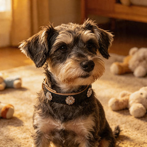 Collier tressé pour chien d'inspiration équestre - Bijou scintillant en cristal pour chiens <span class=keywords><strong>de</strong></span> ferme et marques <span class=keywords><strong>haut</strong></span> <span class=keywords><strong>de</strong></span> <span class=keywords><strong>gamme</strong></span> <span class=keywords><strong>de</strong></span> style équin - Product Image 1