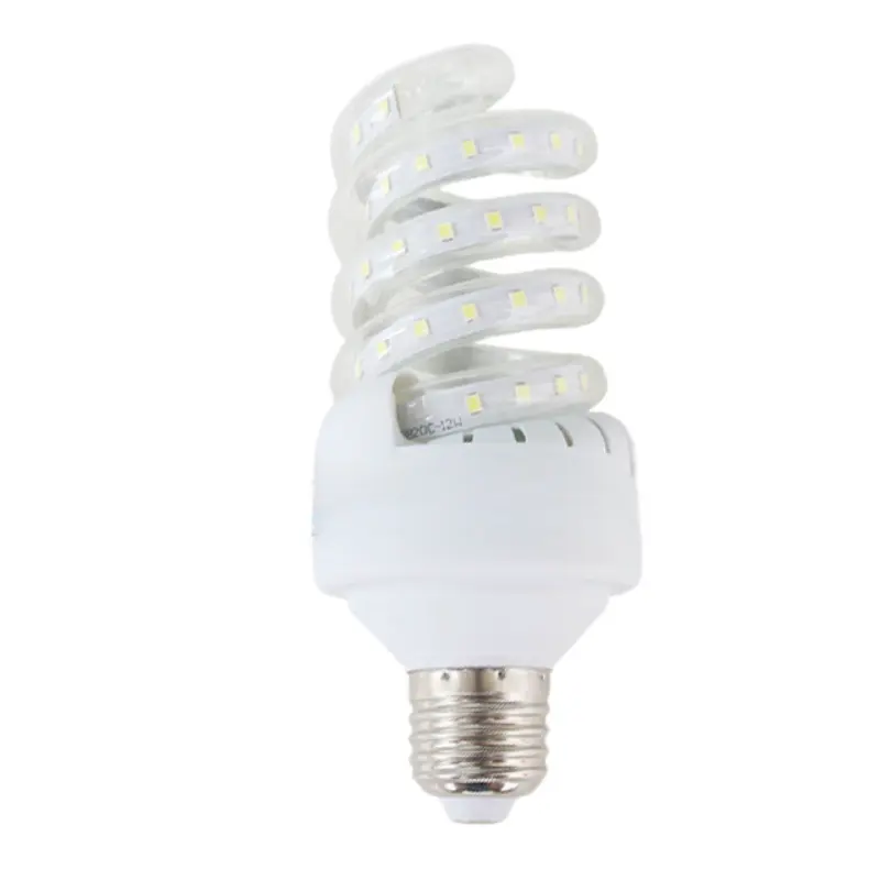 Lampu spiral Led, bohlam led E27 85V-265V 3W 5W 7W 9W 12W 16W 24W 30W 40W 48W