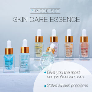 Cilt serumu Set yüz bakımı parlatıcı beyazlatma Anti Aging kollajen cilt mükemmelleştirmek nemlendirici C vitamini zerdeçal yüz serumu - Product Image 3
