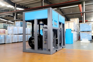 ZAKF เครื่องประหยัดพลังงาน 175HP 132KW 11KW 30KW 75KW 110KW 185KW 7-12บาร์ เครื่องสูบลมแบบสกรูความเร็วคงที่สำหรับเครื่องเป่าลม 175HP - Product Image 5
