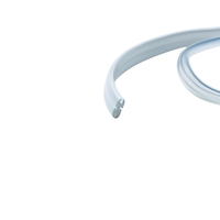 Tube de drainage rond cannelé en silicone de qualité médicale pour le drainage des plaies et thoracique, certifié CE, 7mm/10mm (10Fr-19Fr), type adhésif