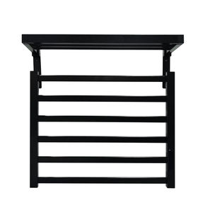 Sèche-serviettes électrique mural et sur pied en aluminium chauffant à sec avec réglage de la température et <span class=keywords><strong>minuterie</strong></span> 0-24 - Product Image 2