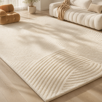 Tapis de luxe moderne tufté à la main 100 % polyester, tapis moelleux et shaggy fait main pour salon et chambre, taille personnalisée OEM ODM