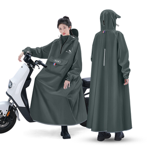 Impermeabile elettrico da donna <span class=keywords><strong>Poncho</strong></span> antipioggia lungo Unisex adulto Unisex in tessuto Oxford addensato per studenti - Product Image 1