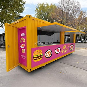 Restaurant mobile 2025, conteneur de cuisine d'expédition de 10 pieds et 20 pieds, bar, café - Product Image 2