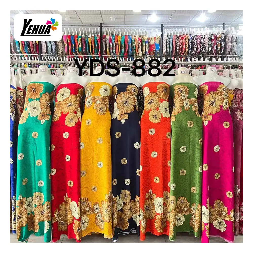 Pabrik Harga 57/58 Inch 32S Viscose Rayon Kain Dicetak