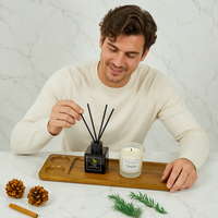 Akazienholz Quadratisches Tablett Japanischer Stil Einfarbig Spritzlackiert Snackteller Speiseteller Untertasse