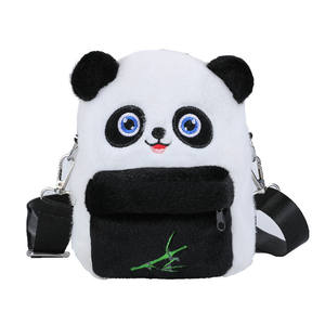 Cartoon Embroidered Bamboo <strong>Panda</strong> Cuddly Plush Backpack School <strong>Bags</strong> Backpack Anti-theft Preschool Kindergarten Kids Shoulders <strong>Bag</strong> - Product Image 3